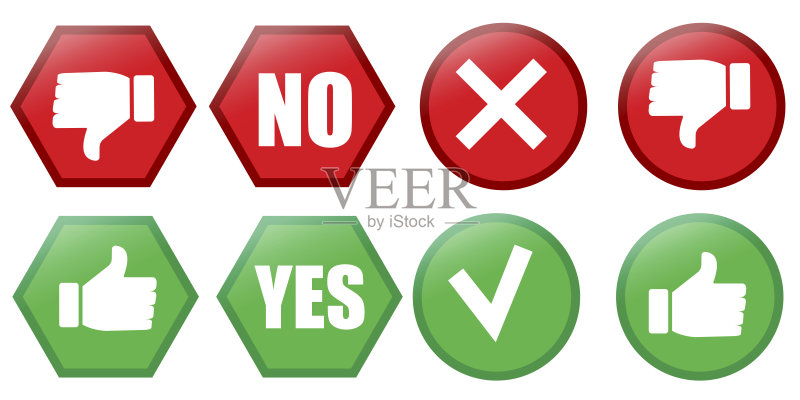 点赞和不喜欢:适用于任何用途的优秀设计,社交媒体图标,矢量素材图标素材
