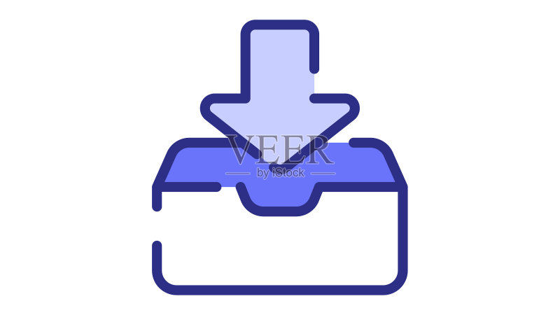 下载箭头图标素材