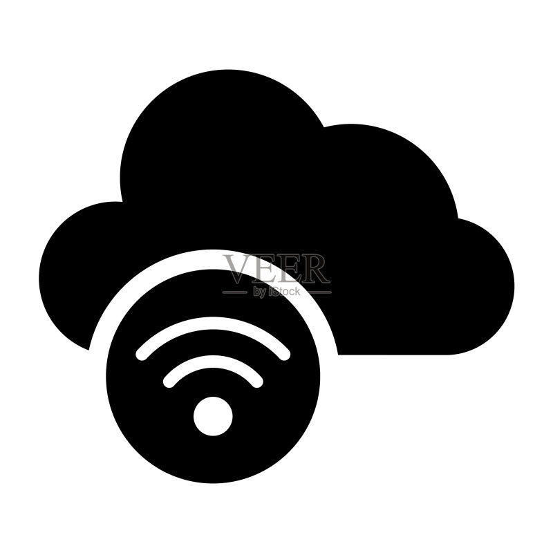 云无线网络图标素材