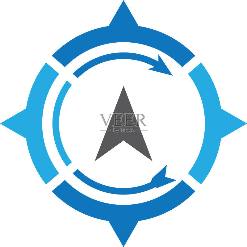 指南针Logo图像图标素材