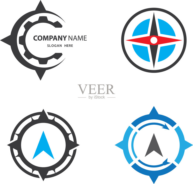 指南针Logo图像图标素材