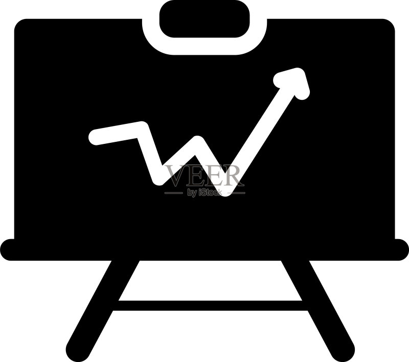 增长图表图标素材
