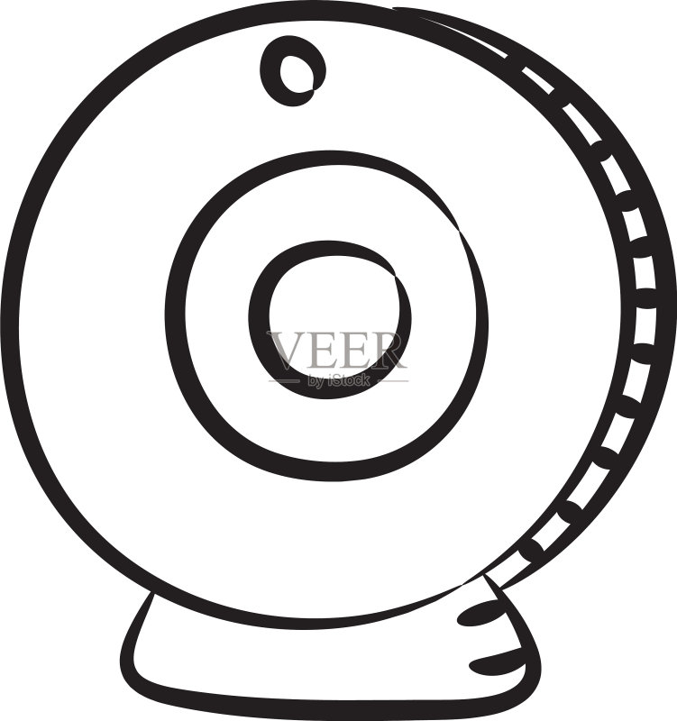 网络摄像头图标素材