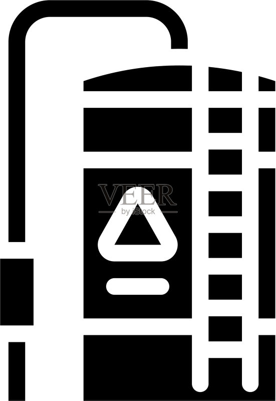 沼气工业罐车 Glyph 图标图标素材