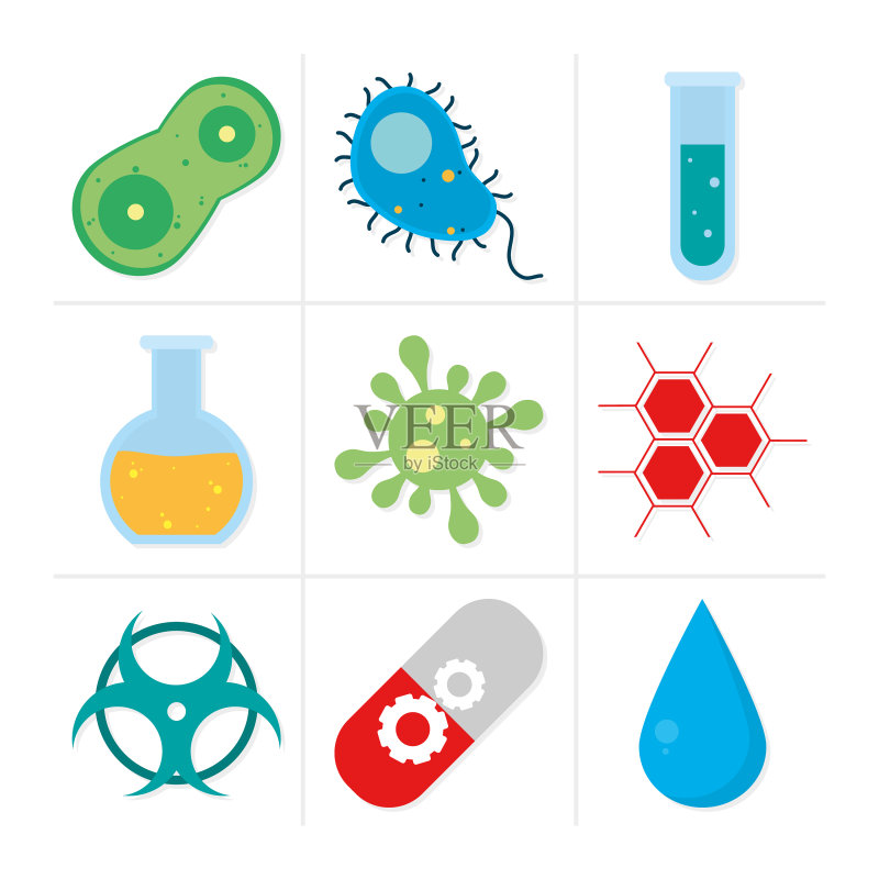 生物技术图标集图标素材
