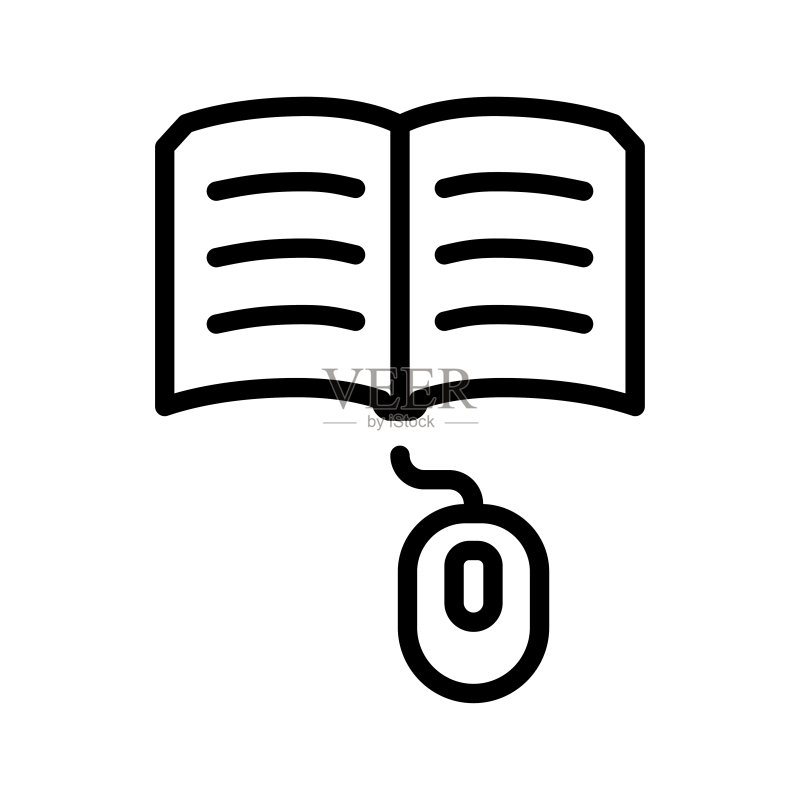 在线学习图标图标素材