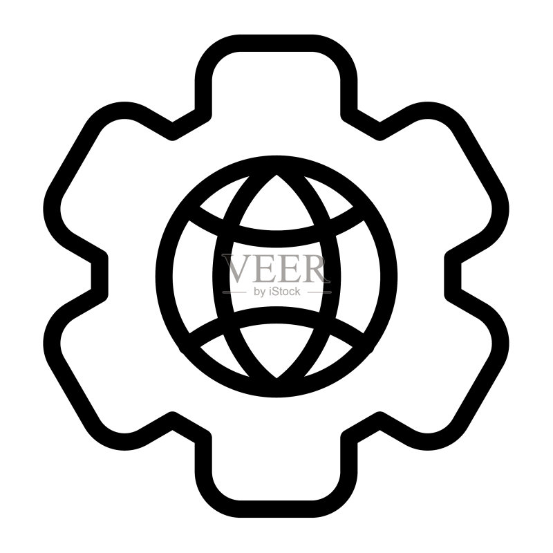 SEO互联网维护单项开发图标素材