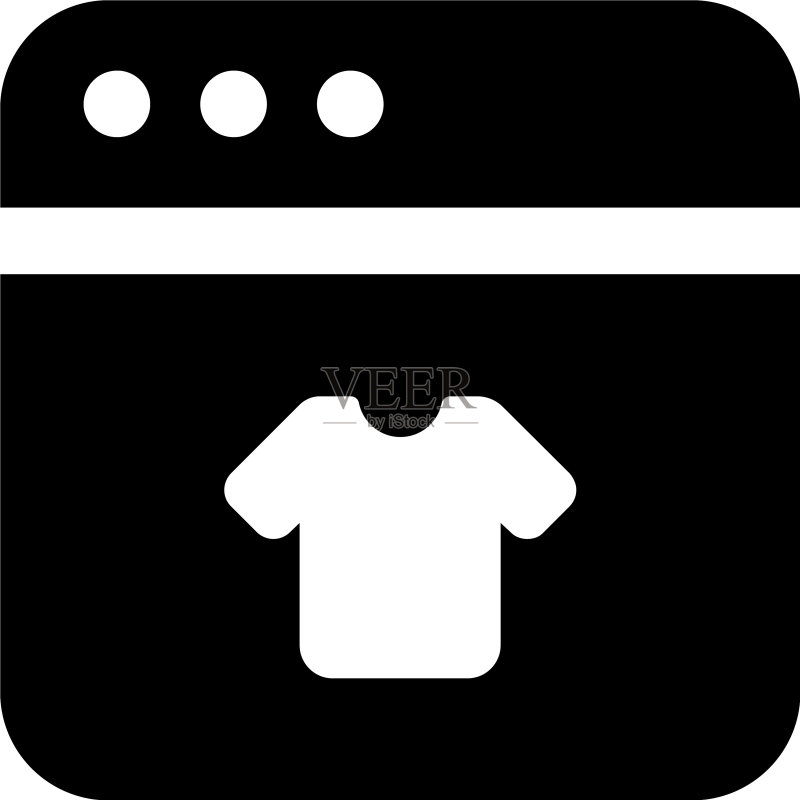 在线服装图标素材