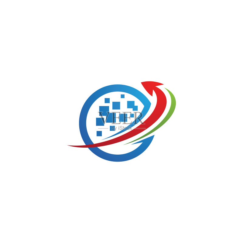 全球科技图标素材
