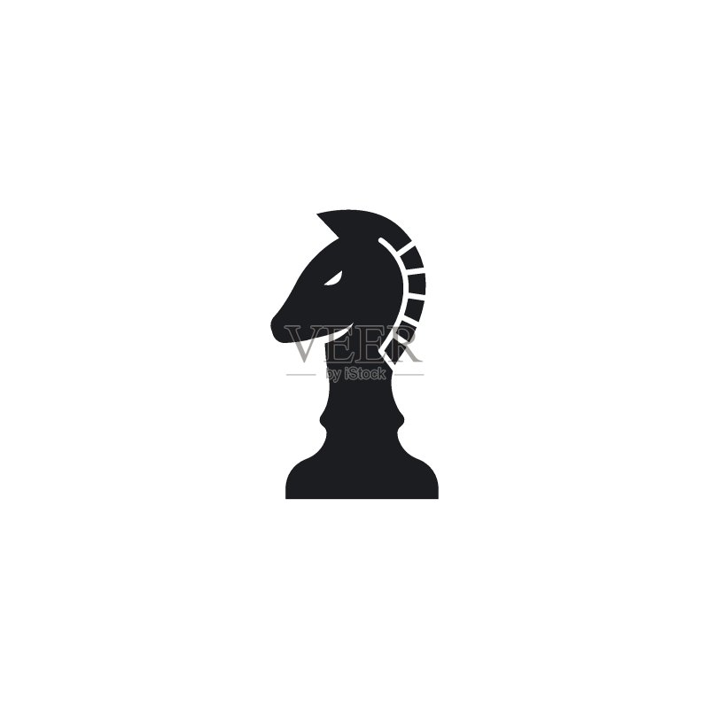 马骑士象棋图标矢量图图标素材