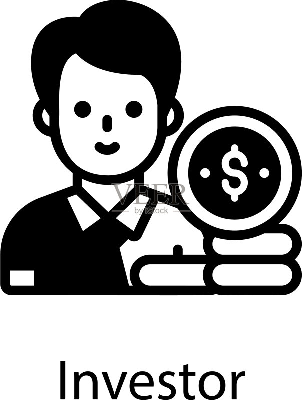 商业投资人图标素材