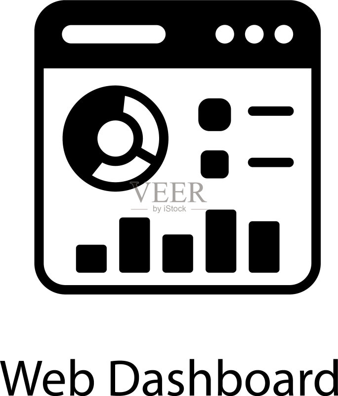 Web仪表板图标素材