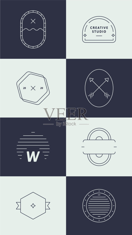 简约商务Logo合集图标素材
