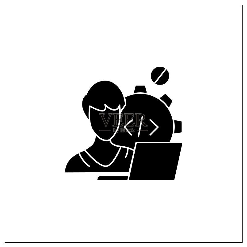 Web开发人员标志图标图标素材