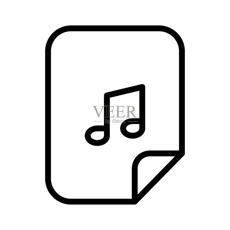 音乐文件图标图标素材