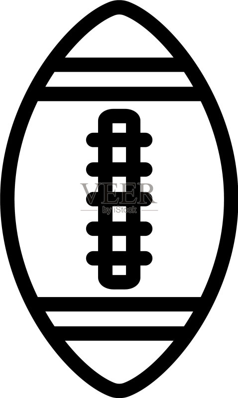 美式足球偶像图标素材