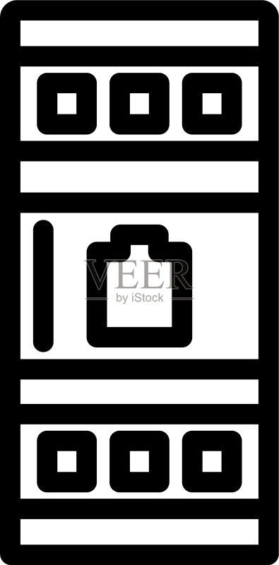 服务器机架图标图标素材
