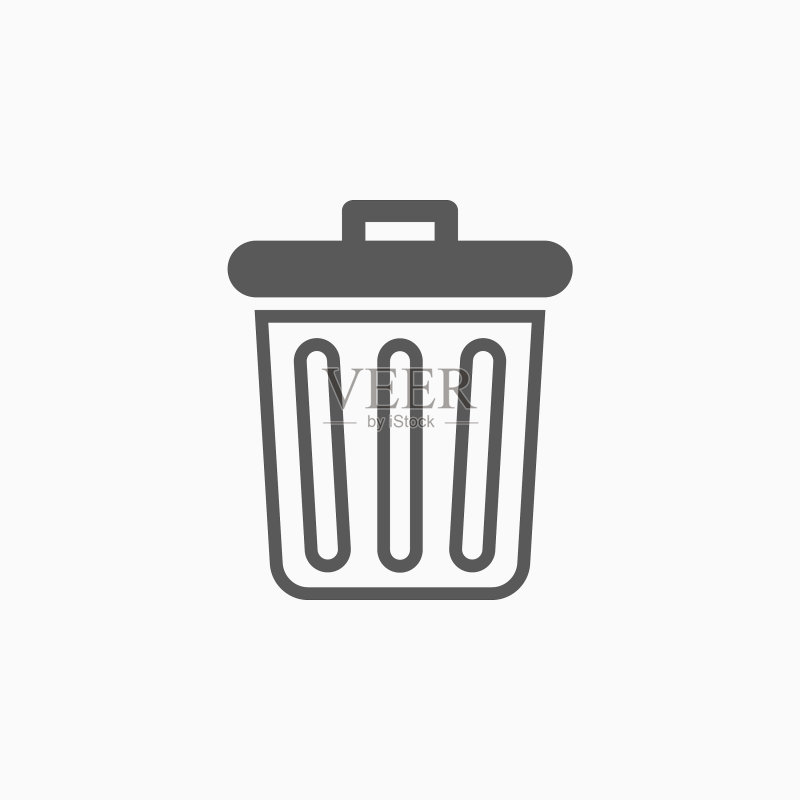 垃圾箱图标图标素材