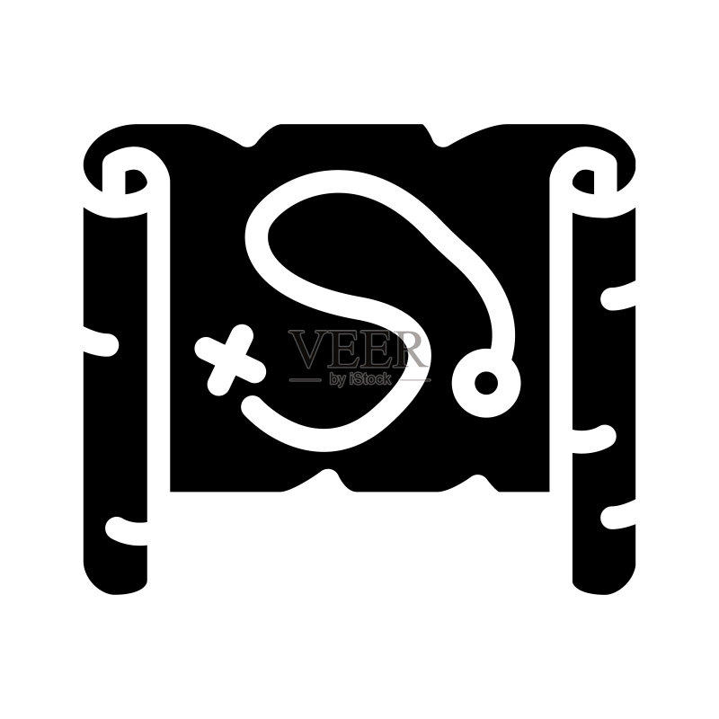 藏宝图文字形图标矢量素材图标素材