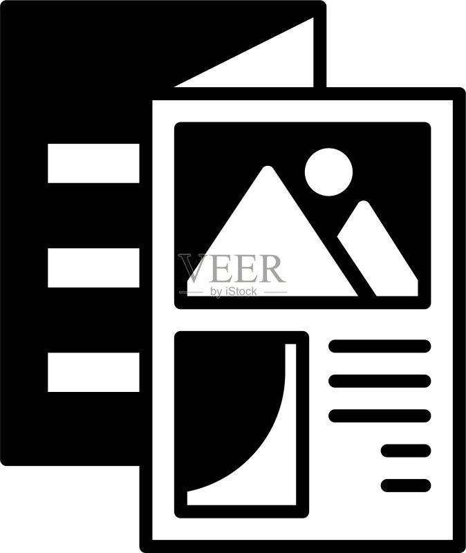 小册子实体图标风格图标素材