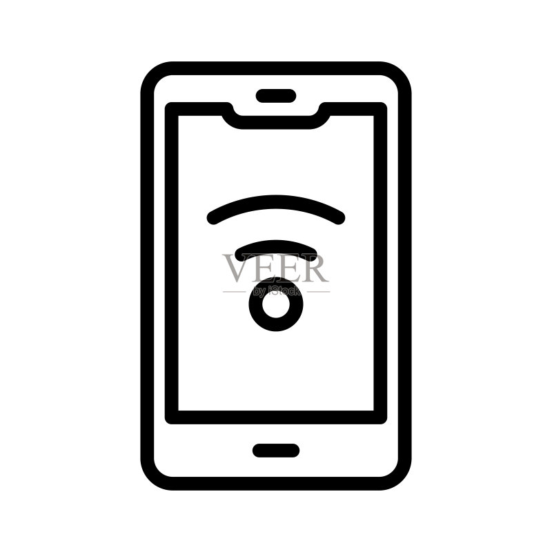 手机WiFi网络图标图标素材