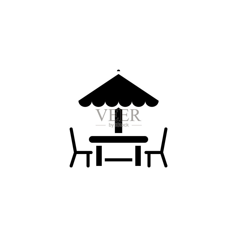 夏季咖啡馆标志图标图标素材