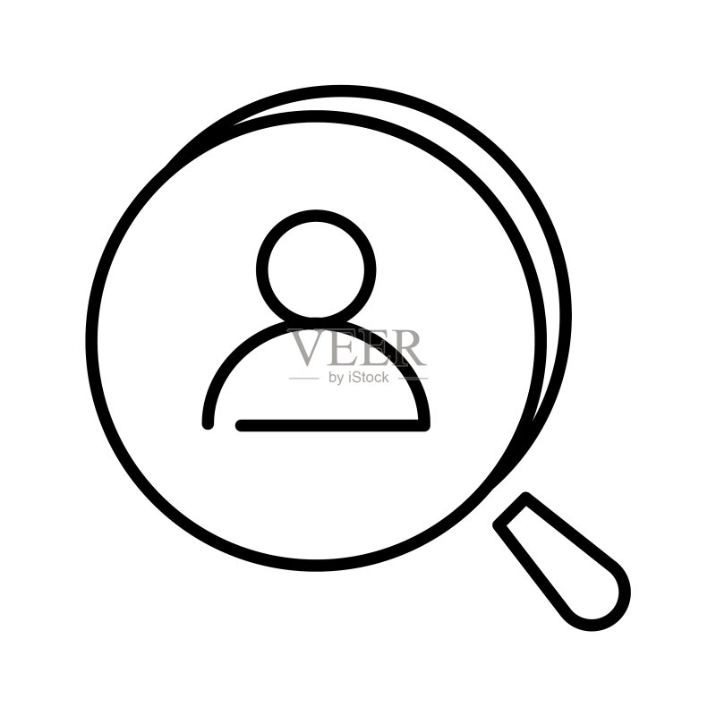 线性招聘候选人图标图标素材