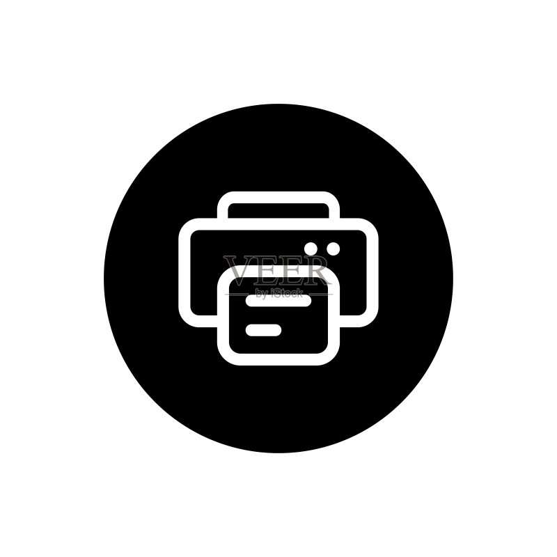 网页和移动端打印机图标图标素材