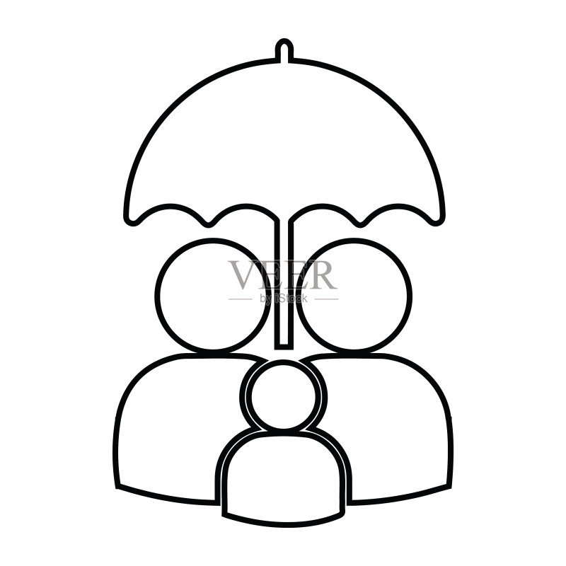 人寿保险,保障,雨伞,家庭保险图标图标素材