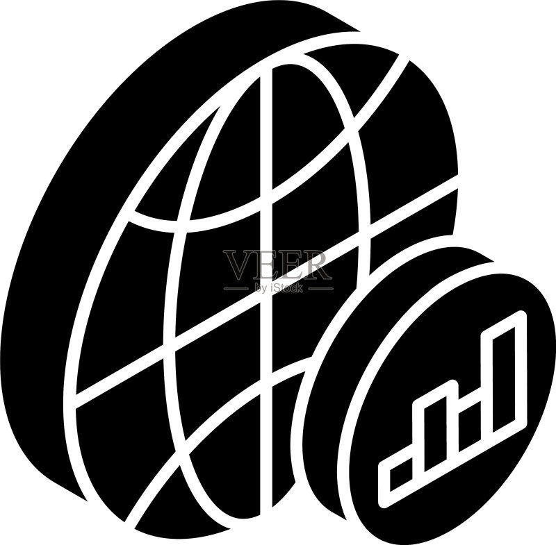 全球数据图标素材