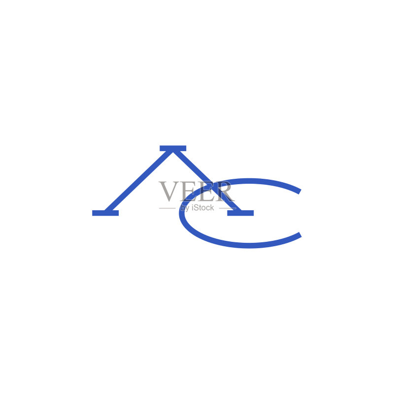 AC字母标志图标图标素材