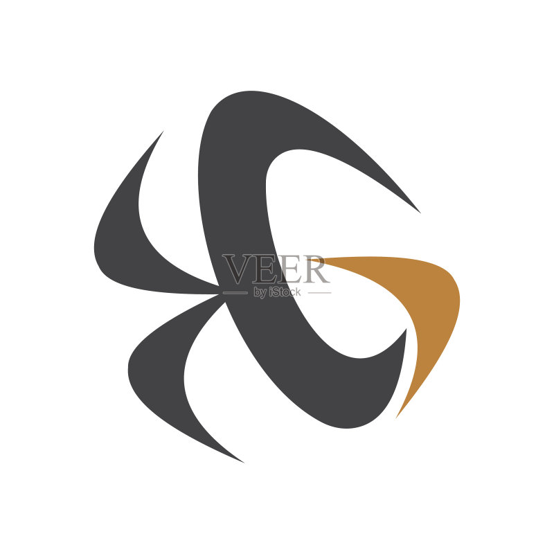 字母首字母logo kg gk k和g图标素材