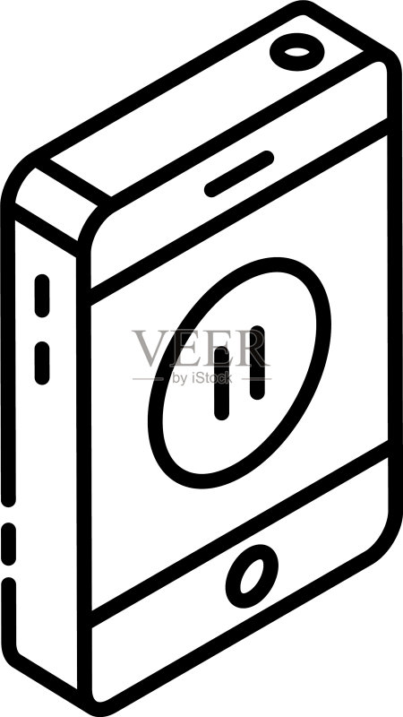 手机暂停界面图标素材
