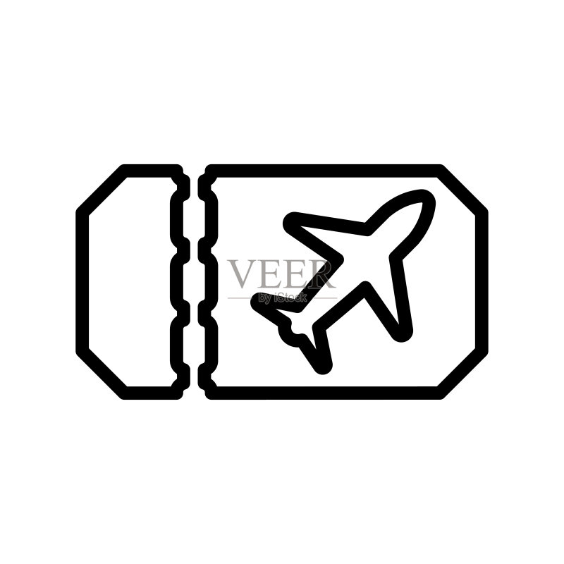 机票图标图标素材