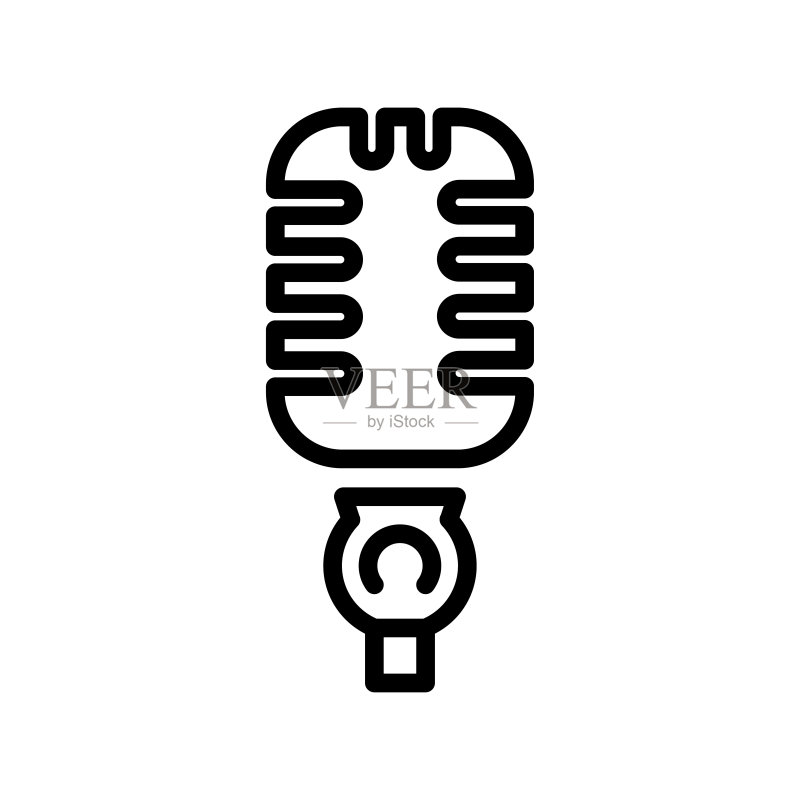 麦克风录音机图标图标素材