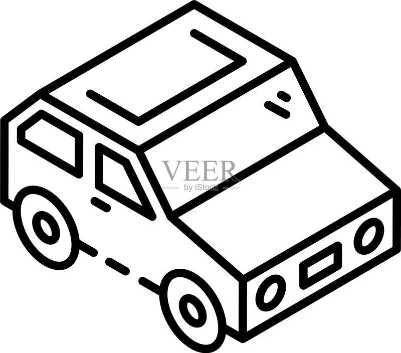 两厢车图标素材