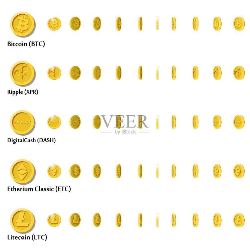 扁平风卡通金币图标图标素材