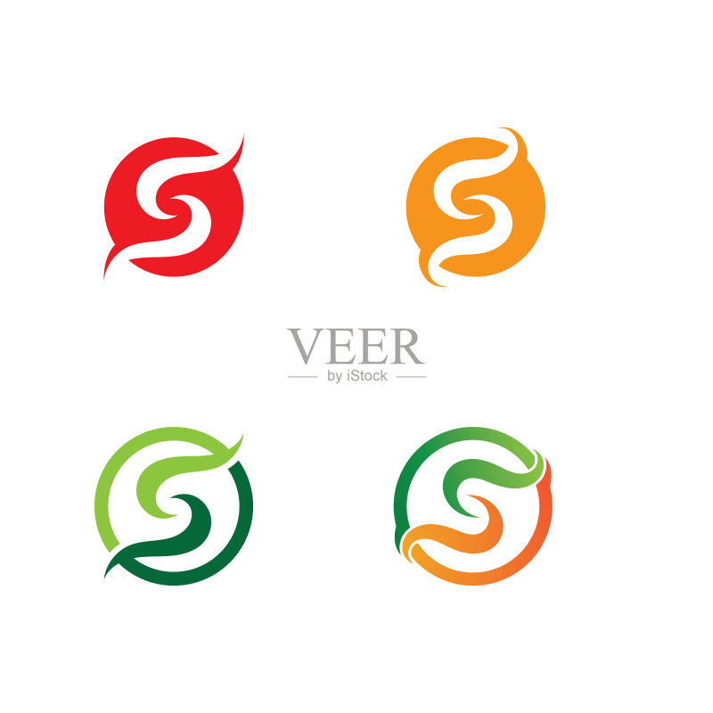 S Logo商务公司设计图标素材
