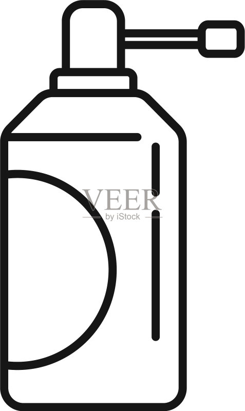 皂液器轮廓图标图标素材