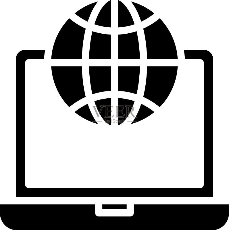在线交流标志风格图标素材