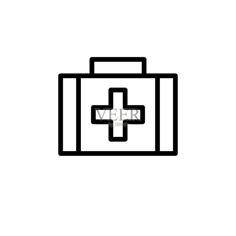 急救医疗箱图标素材