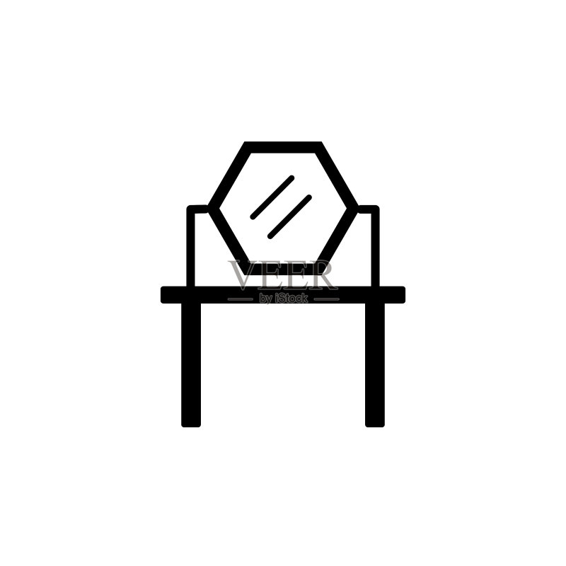 镜子图案图标素材