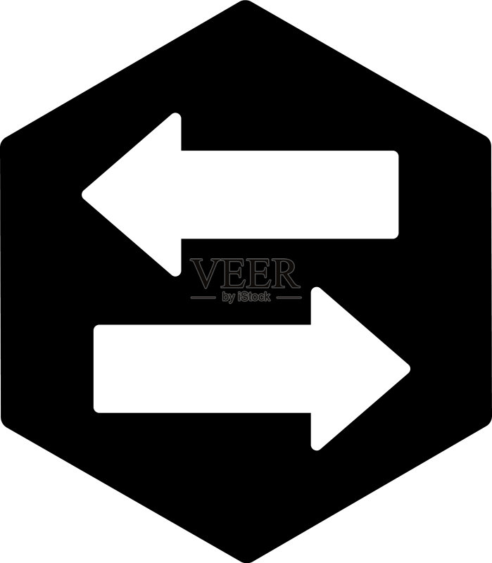 相反方向路牌图标素材
