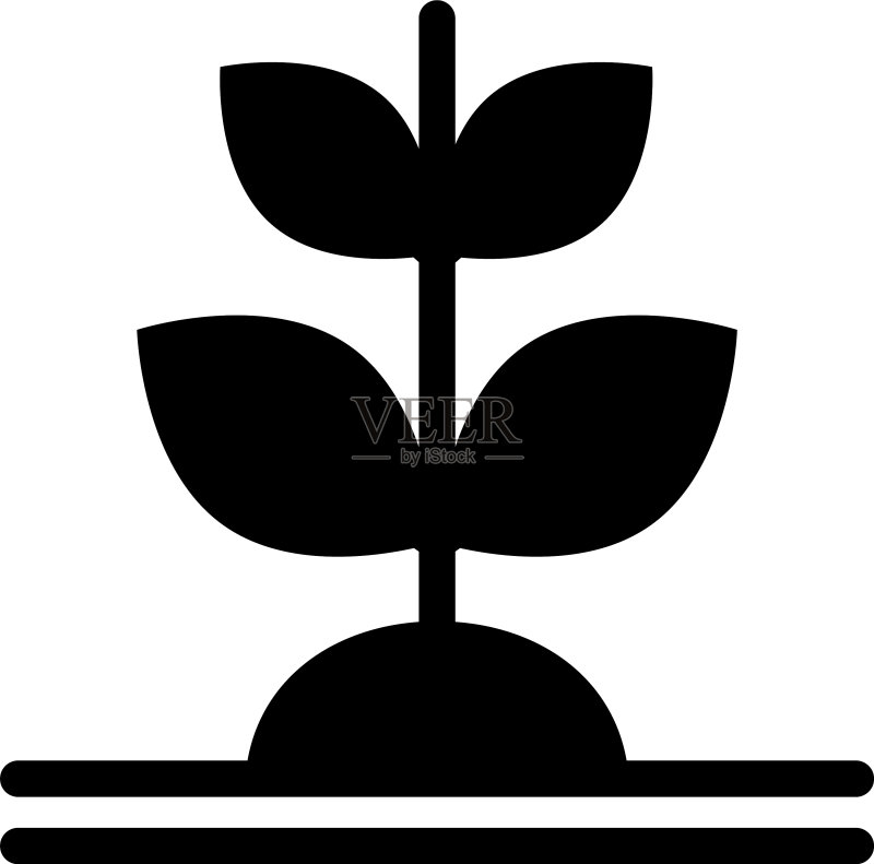 植物采样图标素材
