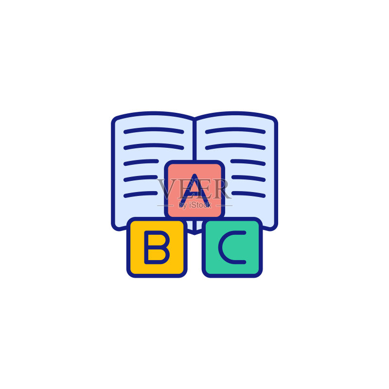 标志中的小学图标图标素材