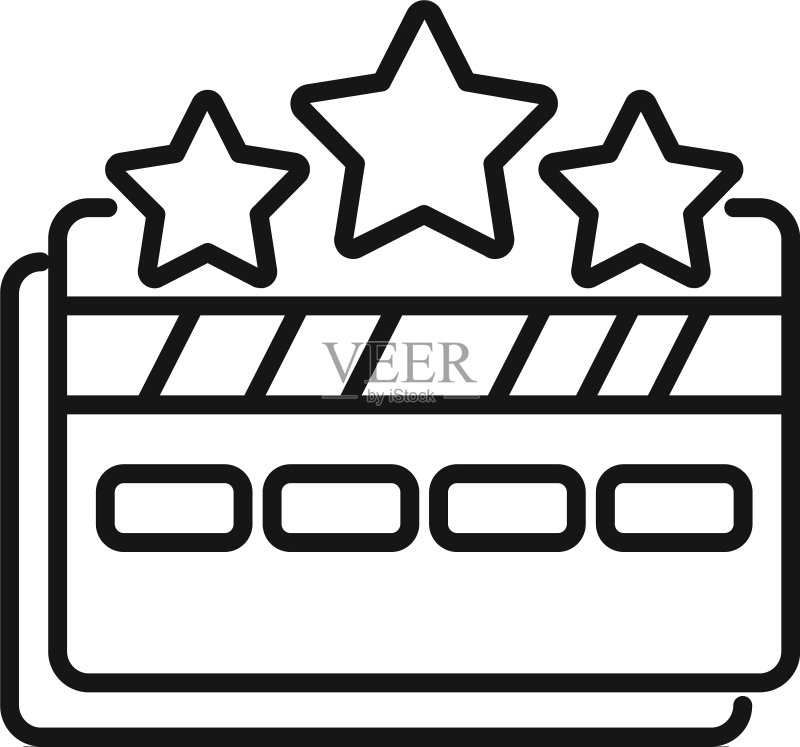 促销赠品银行卡图标轮廓样式图标素材