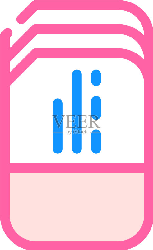彩色橡胶文具图标图标素材