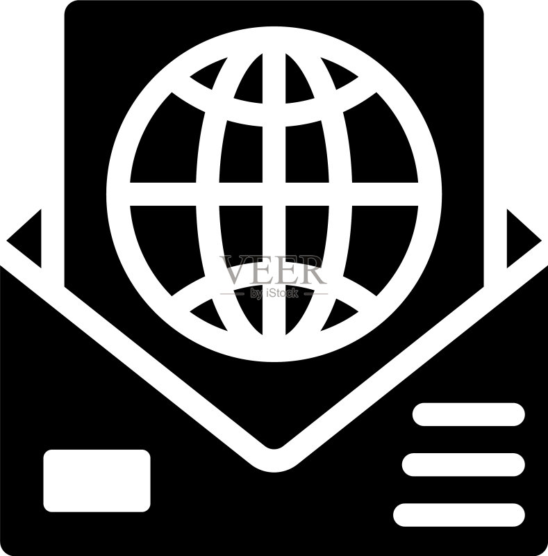 全球邮件图标素材