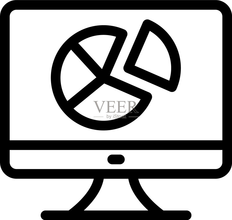 饼形图图标素材