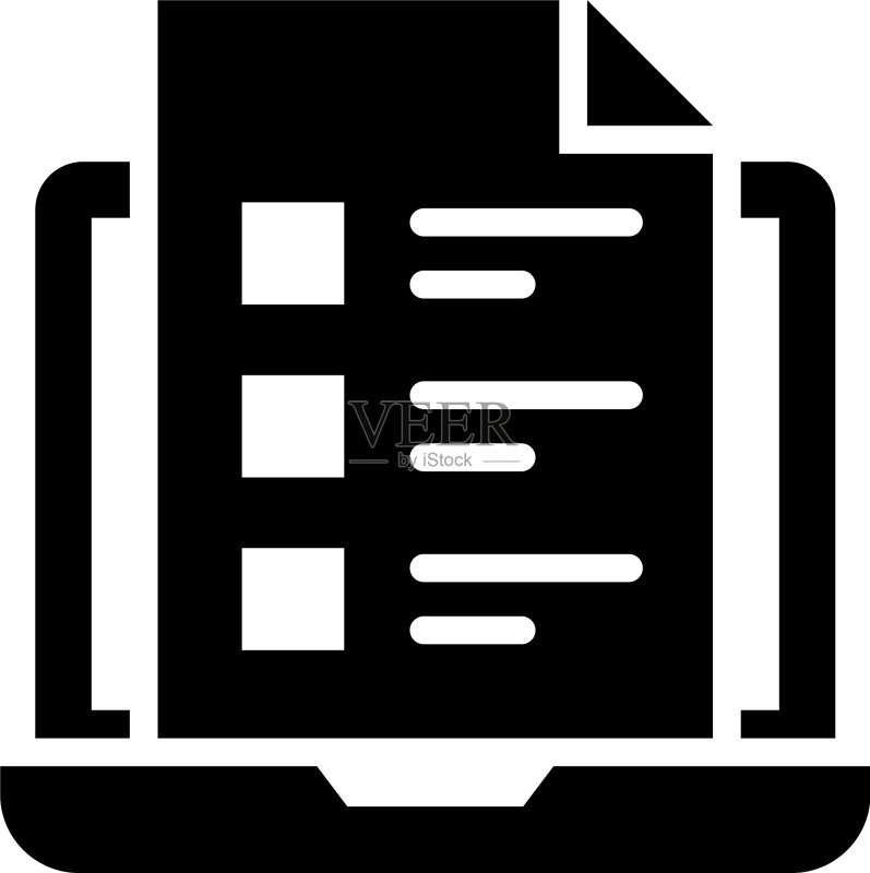 可用性评估风格图标素材
